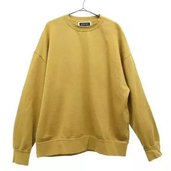 MAISON SPECIAL Long sleeve sweat 46 yellow trainer Men s Used