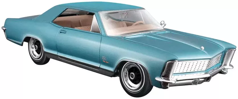 Maisto 1965 Buick Riviera MT Blue Готовый продукт 1/26