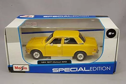 Maisto 1971 Datsun 510 Желтый 1/24