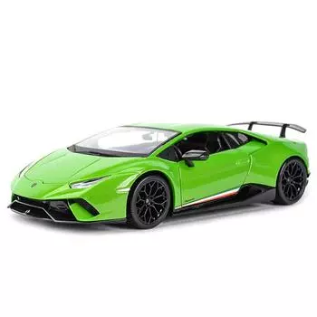 Maisto 1:18 Hurricane Performmante LP610-4 Green Sports Car Static Simulation Die Cast Vehicles Collectible Model Car Toys зелёный