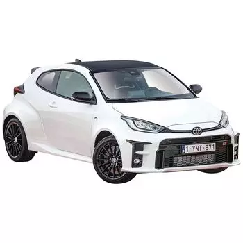 Maisto 1/24 toyota GR yaris 2021 белый Готовый продукт