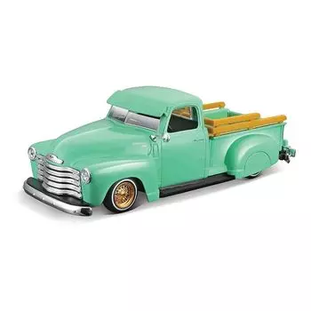 Maisto 1/25 пикап chevrolet 3100 1950 зеленый кастомный лоурайдер мини-автомобиль литой автомобиль готовый продукт 32545