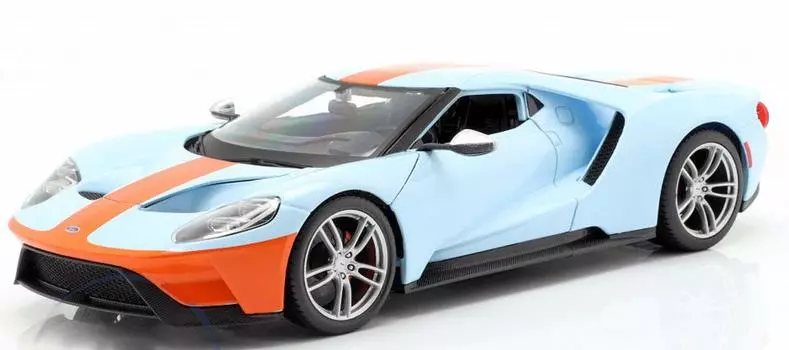 Maisto 2017 Ford GT Ford GT Diecast Car 1/18 Blue/Orange [Item] синий