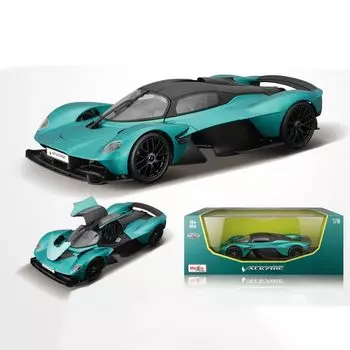 Maisto Aston Martin Valkyrie Hypercar Литой автомобиль Мини-автомобиль Акриловая коробка Включена Коллекция готовой продукции из сплава 118 Подарков, Украшений,