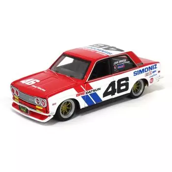 Maisto BRE Datsun 510 Maisto Design Литая машина Модель мини-автомобиля 1/24 200-146 белый