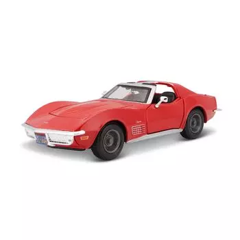 Maisto Chevrolet Corvette 1970 Красный литой автомобиль полный продукт Chevrolet Corvette 70 31202RD 1/24