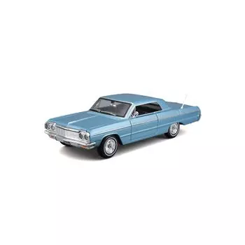 Maisto Chevrolet Impala 1964 Blue Mini Car Diecast Car Complete Product 1964 Chevrolet Impala SS 32908 1/26 1:26