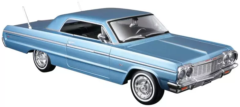 Maisto Chevrolet Impala 1964 Metallic Blue Готовый продукт 1/26