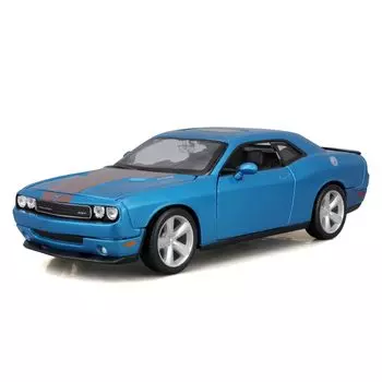 Maisto Dodge Challenger SRT8 2008 Blue Mini Car Diecast Car Complete Product 31280 BU 1/24 синий