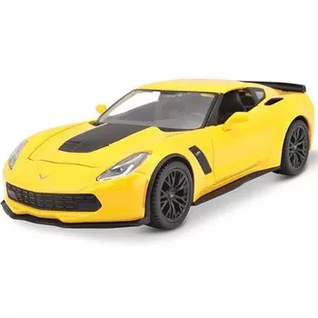 Maisto Maisto 2015 Corvette Corvette Z06 Модель автомобиля Литой автомобиль Американская машина Литая модель Мини-машина 1/24 Внедорожник [Предмет]