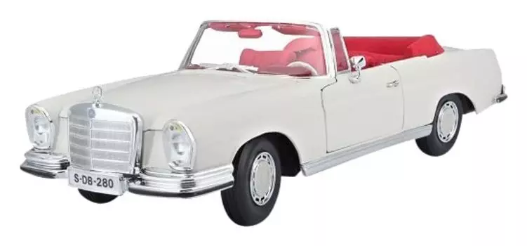 Maisto Mercedes Benz 280SE Cabriolet 1967 Кремовый Готовый продукт 1/18
