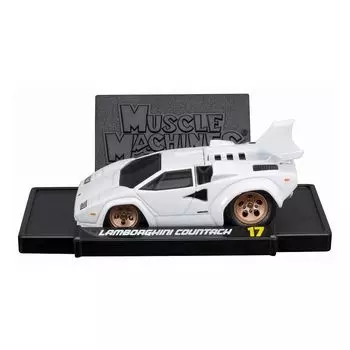 Maisto muscle machines series 1/64 MM lamborghini countach white Finished product
