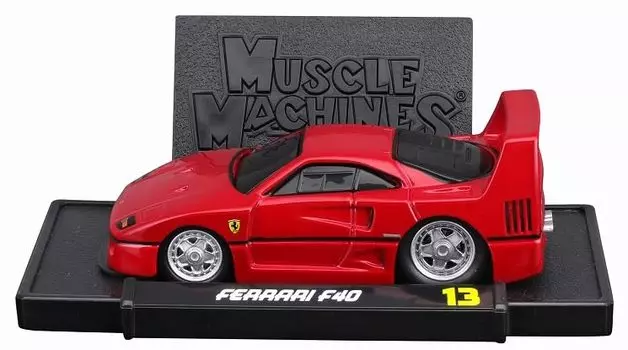 Maisto Muscle Machines Series MM Ferrari F40 Red Завершенный продукт 1/64