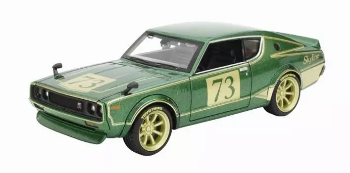 Maisto Nissan Skyline Green Finished Product 1/24 2000GT-R (KPGC110)