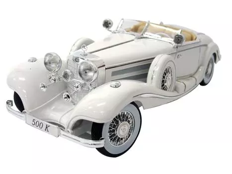 Maisto Premier Sea Edition Series PE 1936 Mercedes 500K Белый 118 200-089
