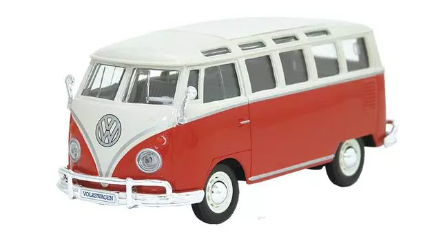 Maisto SE VW Van Samba 124 Red/White