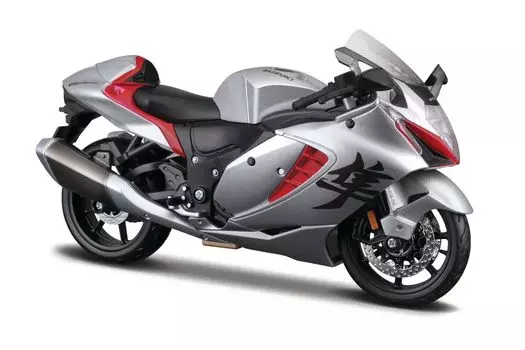 Maisto SUZUKI HAYABUSA 2022 Silver Diecast Car Complete Product SUZUKI HAYABUSA 2022 21848 1/12 1/12