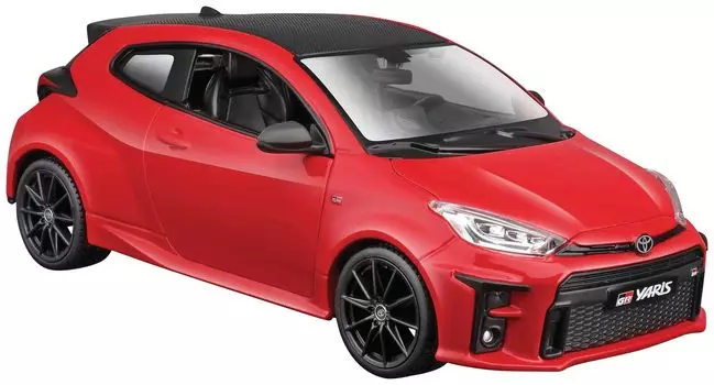 Maisto Toyota GR Yaris 2021 Красный Завершенный продукт 1/24