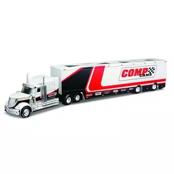 Maisto Trailer Truck Comp Comes White Mini Car Diecast Car Complete Product 12418 1/64 (КОМП)