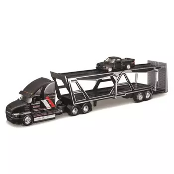 Грузовик Maisto Transporter Miniature Car Diecast Car Готовый продукт Anthem 1/64 (МАК черный)