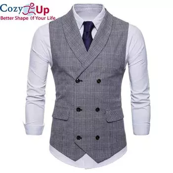 MAITA Cozy Up мужской жилет в сетку, куртка, повседневный тонкий жилет без рукавов 2XL кофейный