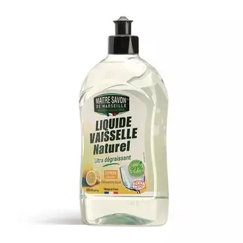 Maitre Savon de Marseille Средство для мытья посуды Лимон 500 мл Средство для мытья посуды Растительное