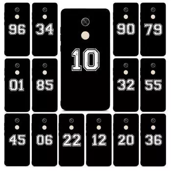Чехол для телефона MaiYaCa Custom Football Lucky Number для Redmi Note 8 7 9 4 6 pro max TX 5A 3 10 lite pro Redmi Note8pro