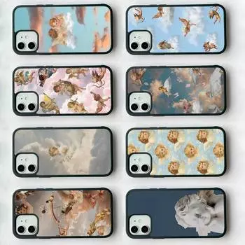 MaiYaCa Винтажный чехол для телефона с изображением райского ангела, силиконовый чехол из ПК + ТПУ для iPhone 11 12 13 Pro Max 8 7 6 Plus X SE Hard Fundas iphone 14