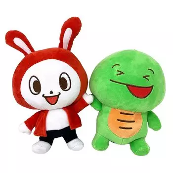 Maizen Sisters Big Stuffed Cheerful High All 2 Types Zenichi Mickey Stuffed Maizen Toy, Five, Set, Approx. 24см, Игрушка,