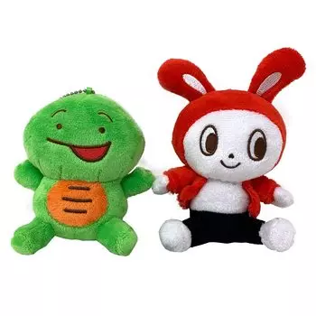 Maizen Sisters stuffed toy that can be attached to a bag, sitting pose, 2 types, approx. 10cm, Zenichi Mikey Official Goods
