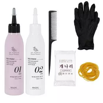Majal Mild Self Perm Set Neo Perm Гипоаллергенное средство для химической завивки, минимизирующее вред от детской химической завивки, 150 мл, 1 шт.
