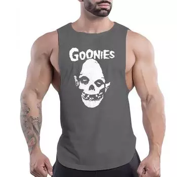 Майка без рукавов, баскетбольная уличная мода для отдыха, дышащая, четыре сезона, быстросохнущая, Y2k, спортивная Fnaf, спортивная одежда для мужчин XL белый