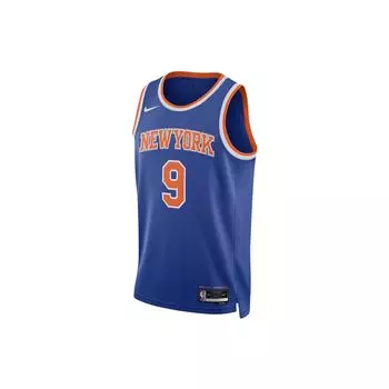 Майка из джерси с принтом логотипа Nike NBA Team, Fan Edition, сезон 22–23, ограниченная серия, номер Barrett. 9 топов унисекс синих DN2015-400 L