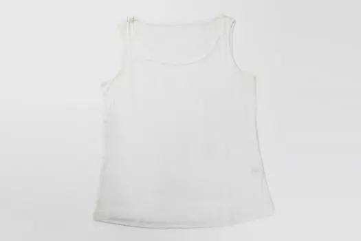 майка из гладкого шелкового джерси utatane 100% (М, белый)