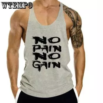 Майка летняя Y Back Gym Stringer майка мужская хлопковая одежда бодибилдинг без рукавов майка фитнес жилет для мышц майка для тренировок M белый