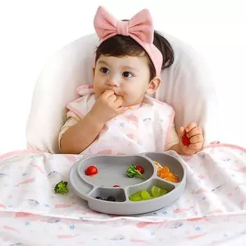Майка нагрудник для детского питания Babyclaw на молнии, китовый розовый, 1 шт., 1 шт.