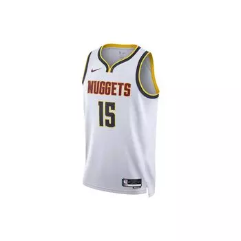 Майка Nike NBA Team с принтом логотипа, джерси, фанатская версия, сезон 22–23, винтажный американский стиль, нет. 15 топов унисекс белого цвета DN2075-100 M