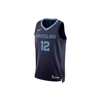 Майка Nike NBA Team с ретро-логотипом, баскетбольная майка SW Fans Edition, сезон 22-23, топы унисекс, темно-синие DN2010-419 XL
