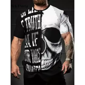 Майка с эластичной талией для мужчин, готические майки для гимнастики, майки для манги, майки S
