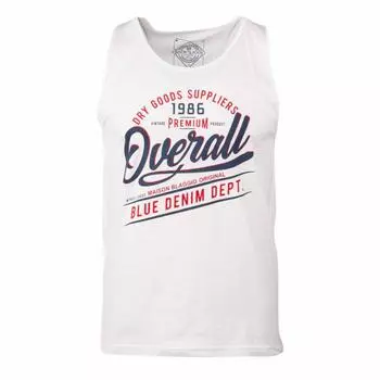 Майка с принтом Marco Мужской BLAGGIO S темно-синий