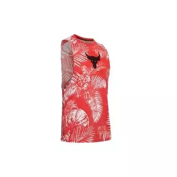 Майка Under Armour Project Rock Aloha Camo, мужские топы, красные 1351590-608 XXL