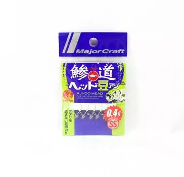 Major Craft Jig Head Ajido AD-Head 0.4/SS 0.4 grams Hook Size SS (1878)