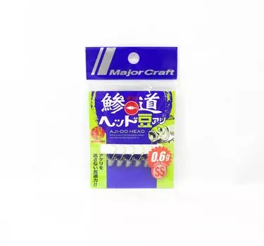 Головка для джиг-приманки Major Craft Ajido AD-Head 0.6/SS 0.6 грамм Размер крючка SS (1885 г.)