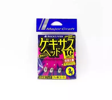 Major Craft Jig Head Rock Liver Gekiasu GSHEAD-TG-3.0g (2301)