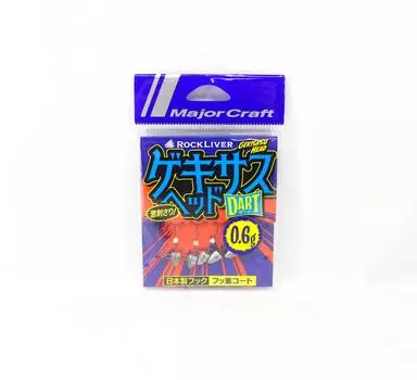 Major Craft Jig Head Rock Liver Gekisasu GSHEAD-DRT-0.6g 5/упаковка (8108)