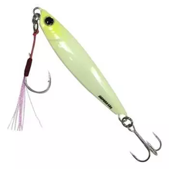Major Craft Lure Metal Jig Jig Para Short Hairtail Special Color 40g #19 All Glow JPS-40