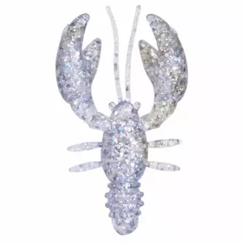 Major Craft Lure Worm Fighting Claw 3.2inc (8.1cm) #112 Clear Holo FCW3.2