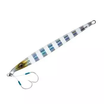 Major Craft Metal Jig First Jig Long 200g Zebra Glow FJLG-200#7ZEBRA GLOW