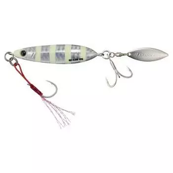 Major Craft Metal Jig Maki Jig Slow 40g Zebra Glow #7 Lure