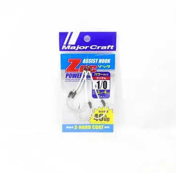 Major Craft ZOC Heavy Duty Twin Assist Hooks ZOC-PT3040 Size 1/0 (1243)